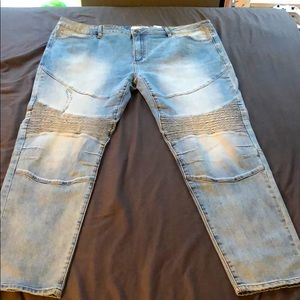 FashionNova Men Camshaft Moto Jeans
